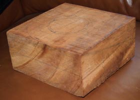 Mahogany Block