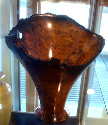 Cherry Burl vase